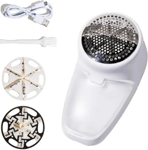 Afeitadora de Tela Nori Trim - Removedor de Pelusa para Ropa y Muebles de Sofá - Removedor de Pelusa de Suéter - Afeitadora de Ropa con 6 Cuchillas