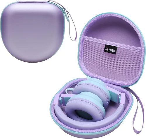 Funda para auriculares infantiles compatible con iClever BTH12 / HS19 / BTH26 / JoySpark-T5 / Candy Bila BH03 / EarFun/IMYB/MIDOLA MD-B01 / noot