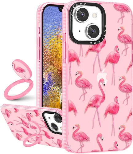 Miniatura 10 de Toycamp Funda para iPhone 13 Pro Max Blanca Con soporte de anillo, lindo astronauta, divertido diseño de dibujos animados, para niñas