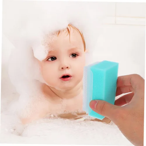 Miniatura 3 de 2 cepillos sensoriales de masaje terapéutico para niños, niñas y adultos, material de esponja seguro para calmar experiencias sensoriales y rutina