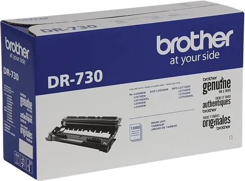 Miniatura 4 de Unidad de tambor original Brother DR730, integración sin costuras, rendimiento de hasta 12,000 páginas, negro (unidad de tambor, no tóner)