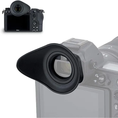 Nikon Z7 II Z6 II Z5 Visor ocular para cámara – Forma ovalada de goma TPU, diseño giratorio 360 – Sustituye a la copa de los ojos Nikon DK-29
