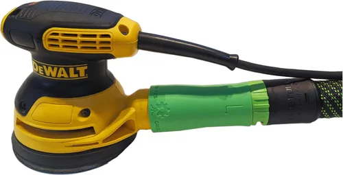 Adaptador de vacío para lijadoras Dewalt a manguera Festool - Recolección de polvo superior - Galactic Gadgets (Festool 27mm - Verde neón)