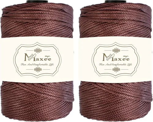 Miniatura 97 de Cordón de macramé premium de poliéster 3 mm × 218 yardas, cordón de macramé 100% polipropileno de 3 mm, ideal para crochet, colgadores de pared, 30