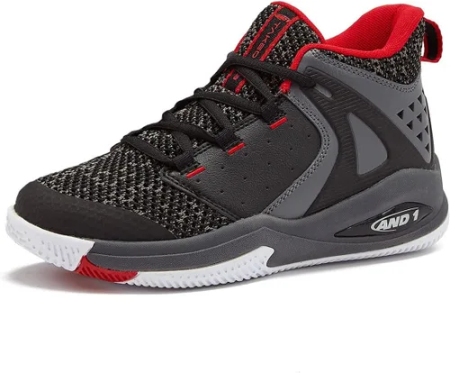 AND1 Zapatos de baloncesto para niñas y niños, tenis altos para niños, zapatos de baloncesto juveniles para niños, talla 1 a 7 para niños pequeños y