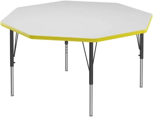 Miniatura 73 de Correll - Mesa rectangular de 24 x 36 pulgadas, mesa de actividades superior de borrado en seco, altura ajustable (19 a 29), laminado de alta
