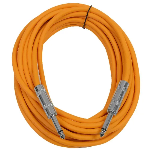 Miniatura 9 de Seismic Audio - SASTSX-2 - Cable TS de 2 pies de 1/4" para guitarra, instrumento o conexión, color púrpura