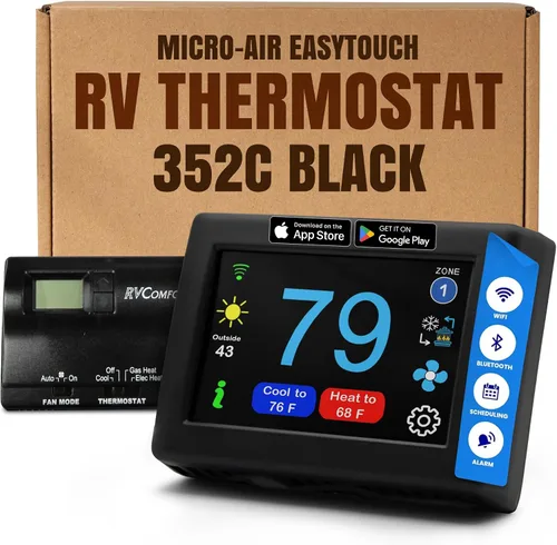 Miniatura 12 de MICRO-AIR EasyTouch - Termostato digital de repuesto para autocaravana, programable y confiable, habilitado para WiFi y Bluetooth, termostato