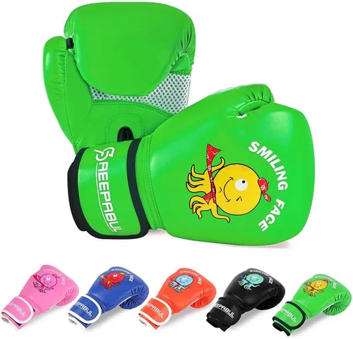 Miniatura 17 de Guantes de boxeo mejorados para niños y niñas de 3 a 8 años, guantes de boxeo para entrenamiento de niños, guantes de boxeo para niños, para saco