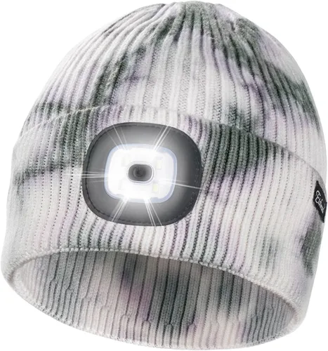 Miniatura 52 de Etsfmoa Gorro unisex con la luz, regalos para hombres, papá, padre, gorras recargables por USB