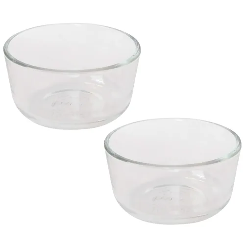 Miniatura 3 de Pyrex 7202 - Tazón de vidrio de 1 taza (paquete de 6) - Fabricado en Estados Unidos