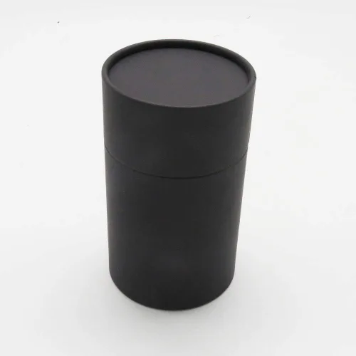 Miniatura 8 de WENPACK Paquete de 12 tubos de cartón con tapa, recipiente redondo de cartón (2.44 pulgadas de profundidad x 2.36 pulgadas de alto, Kraft)