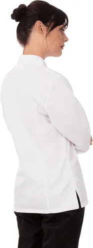Miniatura 3 de Chef Works Abrigo Sofia Chef para mujer