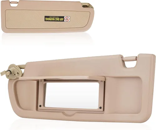 Miniatura 8 de Visera solar del lado del conductor izquierdo para Honda Civic 2006 2007 2008 2009 2010 2011 EX LX Sedan SI Coupé, repuesto para 83280-SNA-A01ZA Gris