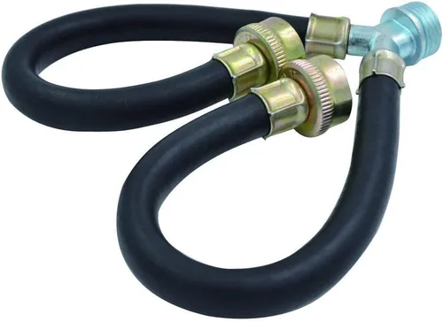 Miniatura 2 de TT FLEX Conector de Manguera Mezcladora en Y de Goma para Lavadora, 1 pie (12") de Longitud para Suministro de Agua Caliente y Fría Mezclada