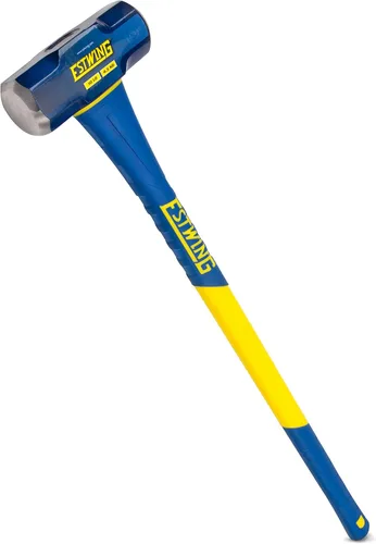 Miniatura 9 de Estwing Martillo de trineo de cara dura de 4 libras, mango indestructible de 12 pulgadas, cabeza de acero bloqueada, agarre de goma vulcanizada