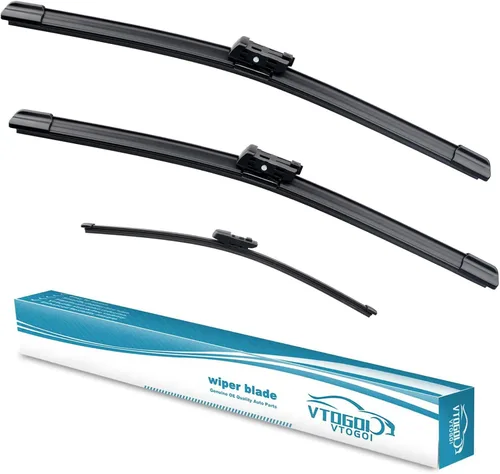 Miniatura 25 de VTOGOI escobillas de limpiaparabrisas con juego de escobillas traseras para BMW X3 2004-2010, repuestos de limpiaparabrisas automotrices, que