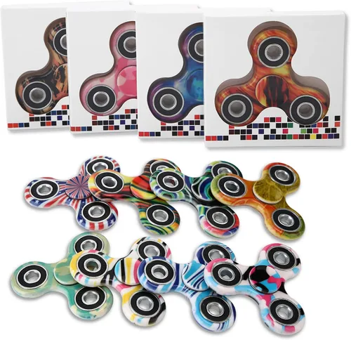 Miniatura 4 de SCIONE Paquete de 12 juguetes giratorios para la ansiedad, juguetes para aliviar el estrés, regalos de fiesta para niños y adultos, regalos