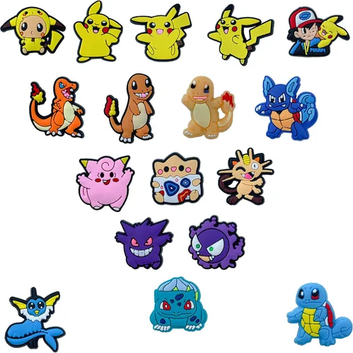 Miniatura 5 de Uthitio 25 Pcs Cute Cartoon Shoe Charms Pins for Boys Girls, Pink Cute Charms Pack for kids, Shoe Decoration Accessories, Party Favors Gifts.