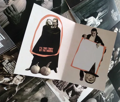 Miniatura 4 de PIXILUV BELA LUGOSI HALLOWEEN Tarjetas de felicitación 12 tarjetas grandes ~ Bela Lugosi Drácula Silent Film Stills Photos ~ Reimpresión de postales