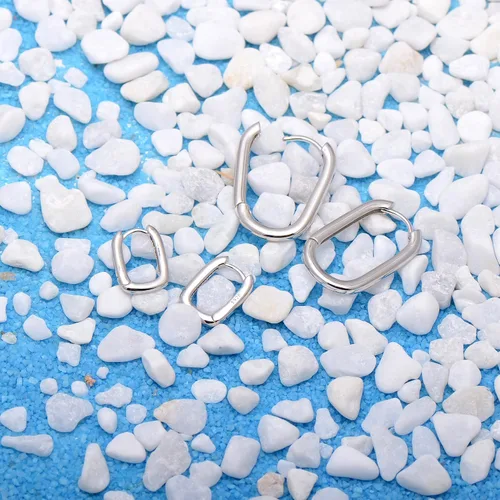 Miniatura 11 de Joseph Brothers Tiny Hoop Sterling Silver Huggie Earrings for Women