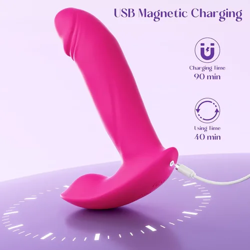 Miniatura 3 de Consoladro de empuje para punto G, vibrador de 3 en 1, juguetes sexuales para adultos para mujeres, vibrador portátil con control remoto por