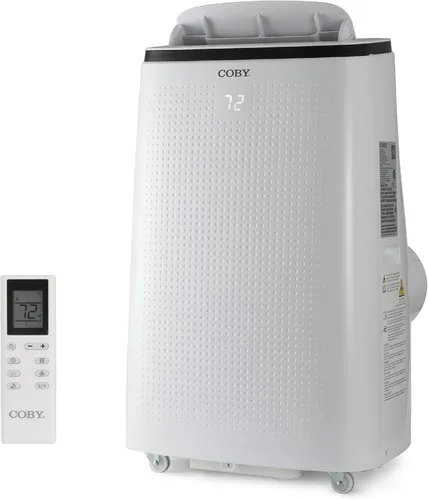Miniatura 8 de Coby CBPAC815H Unidad de CA 4 en 1, calentador, deshumidificador y ventilador, 12,000 BTU Aire acondicionado portátil, blanco