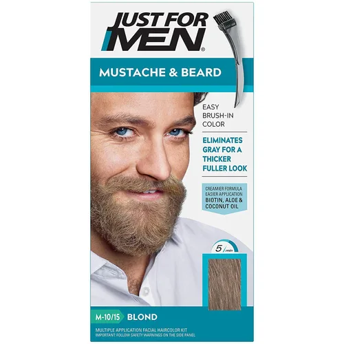 Miniatura 13 de JUST FOR MEN Gel de color para bigote y barba M-45, marrón oscuro 1 cada uno (paquete de 2)