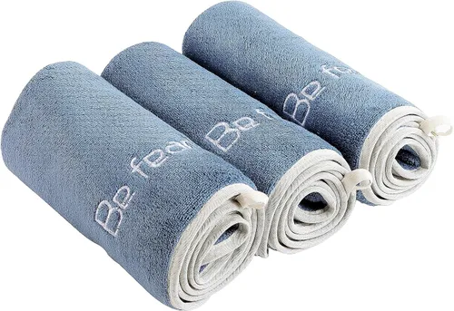 Juego de toallas de gimnasio de microfibra para hombres y mujeres, toallas súper suaves y de secado rápido para fitness, yoga, ciclismo, natación