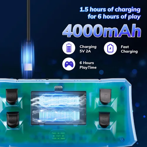 Miniatura 5 de FVBADE [50000 en 1] R50S Ultra Consola de juegos portátil 4.5 pulgadas IPS Pantalla Mini consola retro 4000mAh Arcade de bolsillo portátil 45+