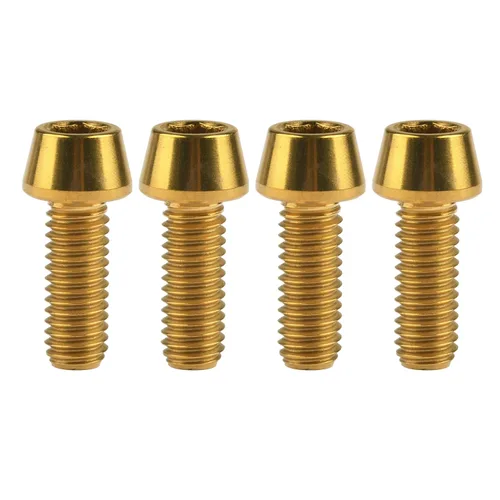Miniatura 103 de Titanio Ti M6 x 10 16 18 20 25 30 35 40 45 50 55 60 2.559 in Allen - Tornillos hexagonales de 2.559 in, tornillos cónicos, paquete de 4