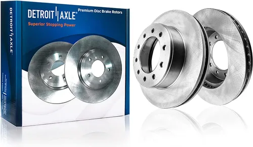Miniatura 48 de Detroit Axle - Rotores de freno traseros para Volkswagen Beetle Jetta Golf SportWagen Audi A3 2010 2011 2012 2013 2014 2015 2016 2017 2018 2019