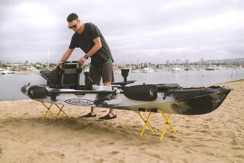 Miniatura 5 de Suspenz Soporte plegable para kayak, pequeños estantes portátiles para kayaks, canoas y SUPs - Capacidad de 150 libras - 22-1818