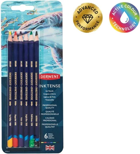 Miniatura 2 de Derwent Lápices de colores, lápices de tinta Inktense, para dibujo, arte