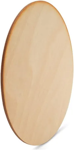 Miniatura 4 de Círculos de madera contrachapada de 6 pulgadas, 1/8 pulgadas de grosor, recortes redondos de madera, paquete de 5 círculos de madera contrachapada