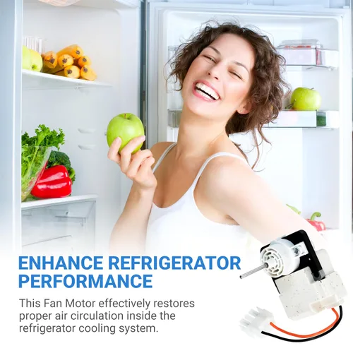 Miniatura 9 de BlueStars 242077702 242077705 Motor de ventilador evaporador de refrigerador - Compatible con Frigidaire y Kenmore - Reemplaza PS12728811 AP6892595