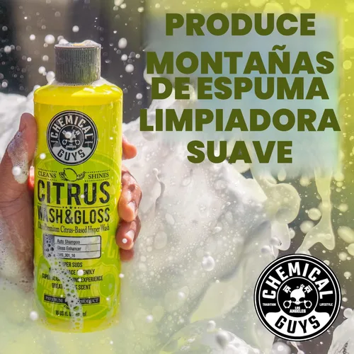 Miniatura 8 de Chemical Guys Jabón de Espuma para Lavado de Auto Citrus Wash & Gloss - Fórmula de Alta Espuma para Cañones de Espuma, Pistolas de Espuma o Lavados