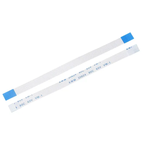 Miniatura 73 de uxcell Cable plano flexible, 10 pines de 0.020 in de paso de 5.906 in FPC FFC cable de cinta flexible para TV LCD, reproductor de DVD, laptop, 5