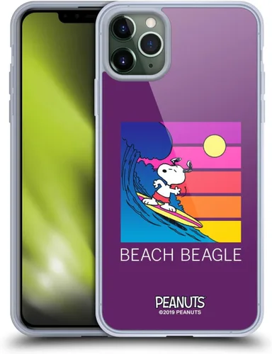 Miniatura 169 de Head Case Designs Peanuts Tropical Surf Snoopy Aloha Disco Gel Funda con licencia oficial [protección de grado militar] compatible con Apple iPhone