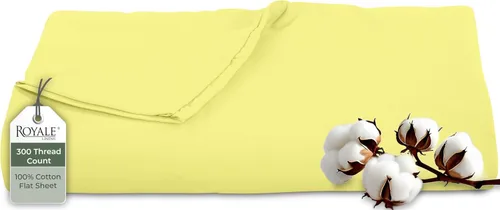 Miniatura 22 de Royale Linens Sábana encimera de 300 hilos de 100 % algodón peinado de fibras largas, súper suave, sábanas encimera, la sábana encimera
