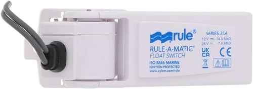 Miniatura 2 de Rule Interruptor Marino Rule-A-Matic de 35A - Interruptor Automático de Bomba de Sentina de 12V - Libre de Mercurio, Duradero, Confiable y Fácil
