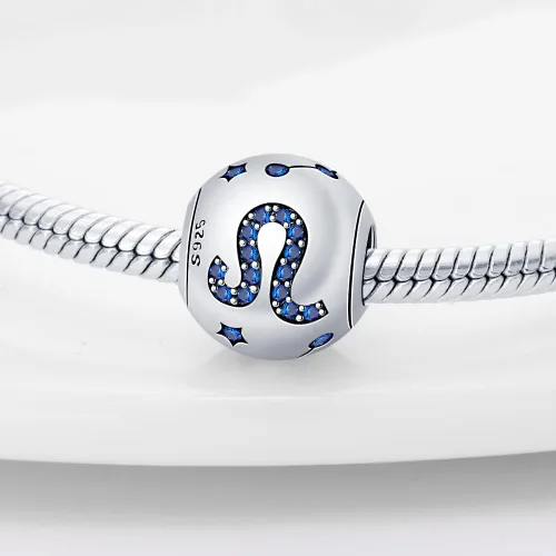 Miniatura 50 de Pandach 12 dijes de cumpleaños con signo del zodiaco de plata de ley 925 con piedra natal para mujer, pulsera, collar, pulsera, regalo para mujeres