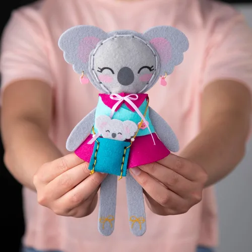 Miniatura 6 de Craft-Tastic Make a Friend Koala, manualidades para niños de 6 a 8 años, artes y manualidades para niños de 4 a 6 años, kit de manualidades