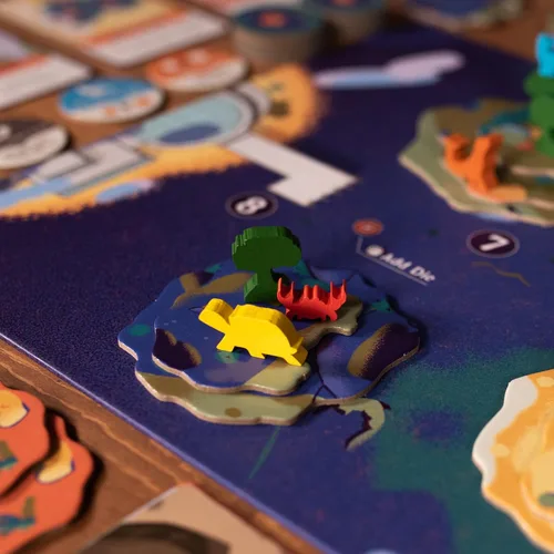 Miniatura 6 de Emerge - Juego de mesa - Explora nuevas islas y ecosistemas de investigación, juego de estrategia de rodamiento de dados, juego familiar para niños