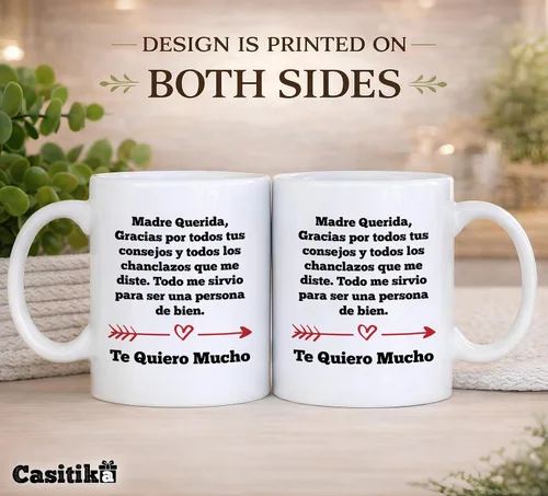 Miniatura 5 de Casitika Madre Querida Gracias por los Chanclazos divertidos regalos para mamá española – Regalos para mamá latina, taza de café de cerámica de 11