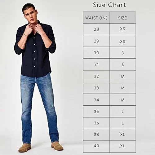 Miniatura 5 de Mavi Jeans de pierna recta de tiro regular Zach para hombre