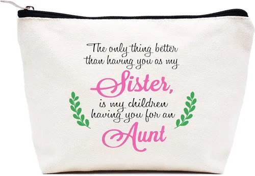 Miniatura 24 de LIBIHUA Obtener regalo de boda - Bolsa de maquillaje bolsa de cosméticos bolsa de viaje, Beige, 10-En Mi Madre del Pájaro