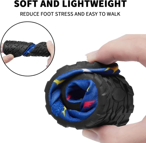 Miniatura 4 de Limberun Zapatos de agua para niños y niñas, zapatos deportivos acuáticos de secado rápido, ligeros, para piscina, playa, antideslizantes