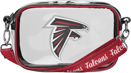 Miniatura 10 de FOCO NFL Womens NFL Team Logo Stripe Clear Crossbody Bag