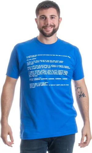 Miniatura 2 de Blue Screen of Death Geeky Windows Error, Funny Computer Nerd - Camiseta unisex, Azul Patchwork